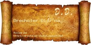 Drechsler Diána névjegykártya